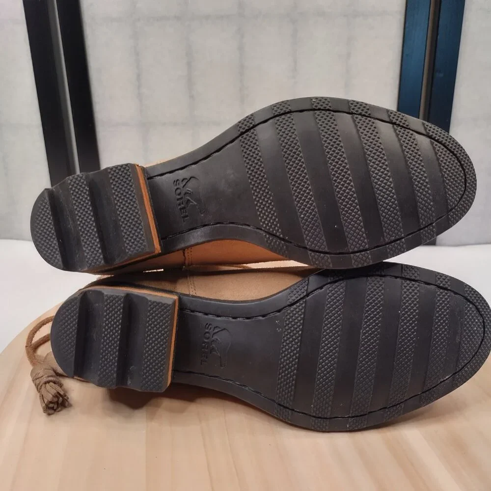 SOREL Farah Tan Booties with Flaws Women US 9 - Picture 13 of 16